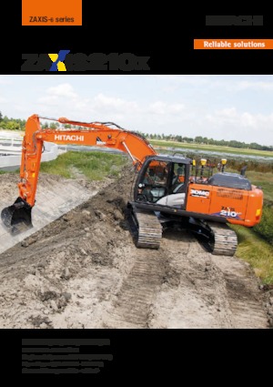 Гусеничні екскаватори Hitachi ZX210X-6