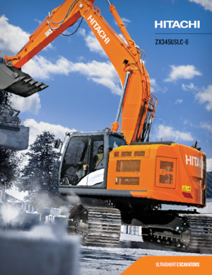 Гусеничні екскаватори Hitachi ZX345