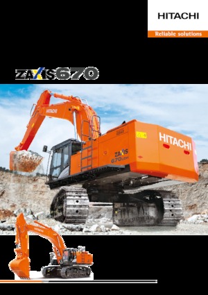 Гусеничні екскаватори Hitachi ZX670LCH-5G