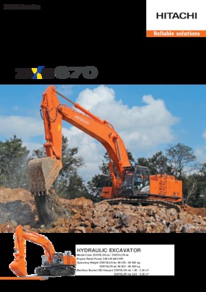 Гусеничні екскаватори Hitachi ZX670LCH-5B