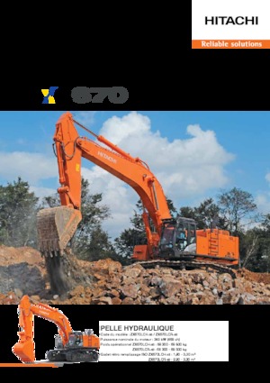 Гусеничні екскаватори Hitachi ZX670LCH-5G