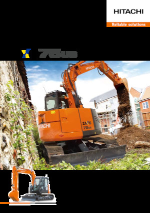 Гусеничні екскаватори Hitachi ZX75US-5A