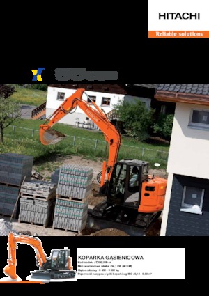 Гусеничні екскаватори Hitachi ZX85USB-5A