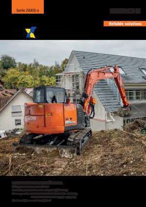 Гусеничні екскаватори Hitachi ZX85USB-6