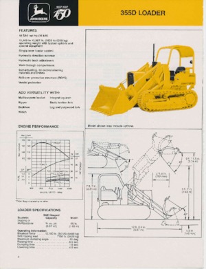 Гусеничні навантажувачі John Deere Construction 355 D