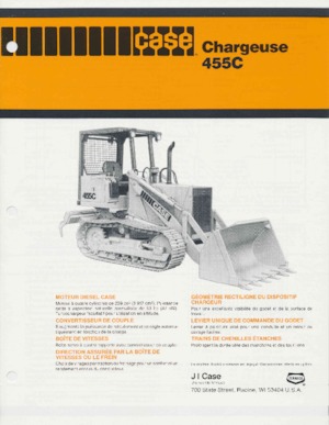 Гусеничні навантажувачі Case 455C 