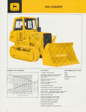 Гусеничні навантажувачі John Deere Construction 855