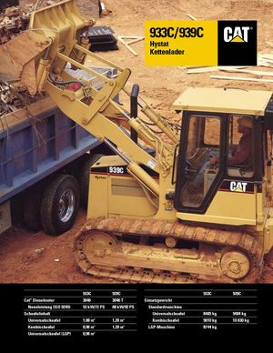 Гусеничні навантажувачі Caterpillar 933