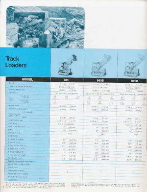 Гусеничні навантажувачі Caterpillar 941B