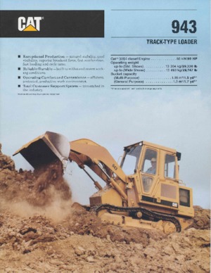 Гусеничні навантажувачі Caterpillar 943