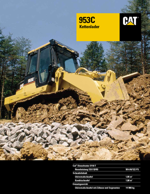Гусеничні навантажувачі Caterpillar 953 C