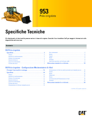 Гусеничні навантажувачі Caterpillar 953