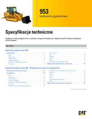 Гусеничні навантажувачі Caterpillar 953
