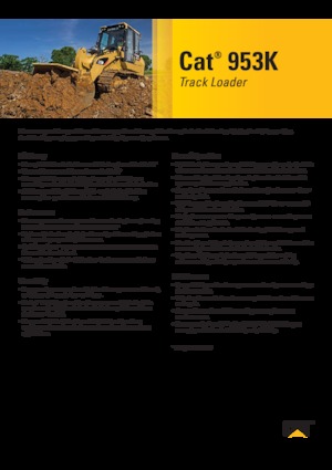 Гусеничні навантажувачі Caterpillar 953K