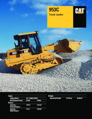 Гусеничні навантажувачі Caterpillar 953C