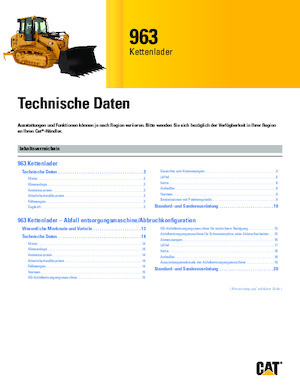 Гусеничні навантажувачі Caterpillar 963