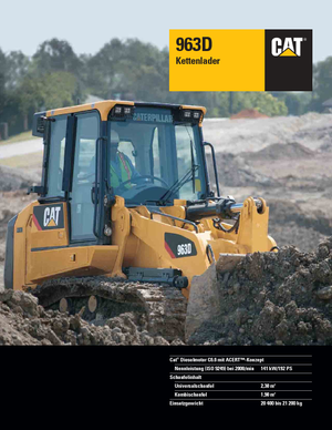 Гусеничні навантажувачі Caterpillar 963D