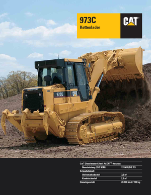 Гусеничні навантажувачі Caterpillar 973C