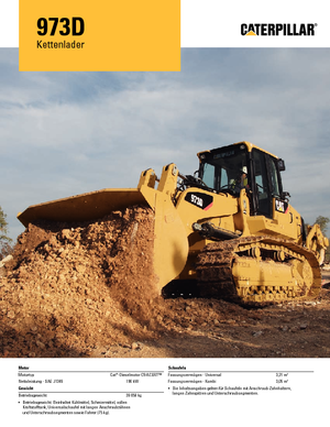 Гусеничні навантажувачі Caterpillar 973D