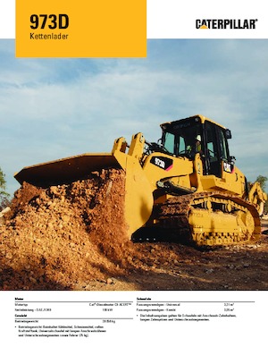 Гусеничні навантажувачі Caterpillar 973D