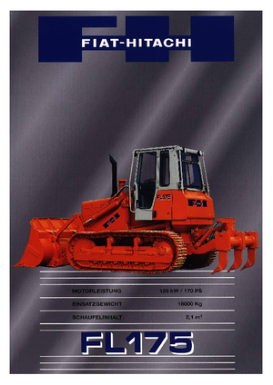 Гусеничні навантажувачі Fiat-Hitachi FL 175