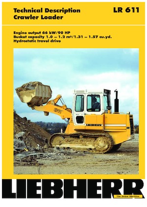 Гусеничні навантажувачі Liebherr LR 611 M