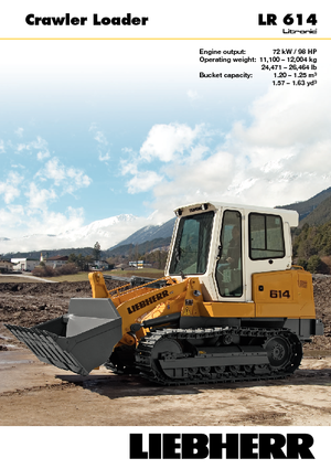 Гусеничні навантажувачі Liebherr LR 614