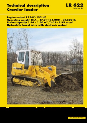 Гусеничні навантажувачі Liebherr LR 622