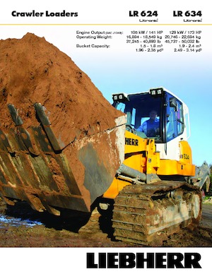 Гусеничні навантажувачі Liebherr LR 634