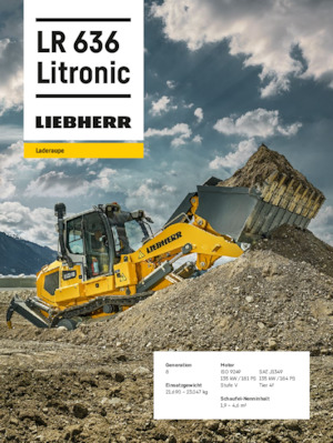 Гусеничні навантажувачі Liebherr LR 636 G8.0