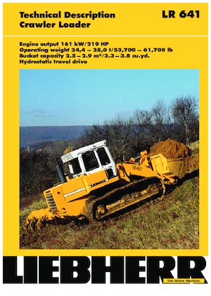Гусеничні навантажувачі Liebherr LR 641