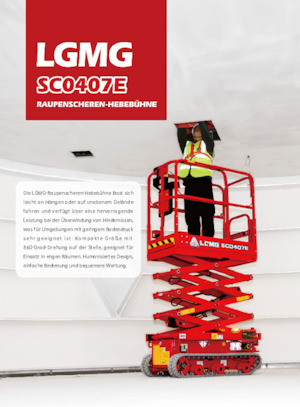 Ножичні підйомники гусеничні LGMG  SC1532E