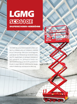 Ножичні підйомники гусеничні LGMG  SC0610E