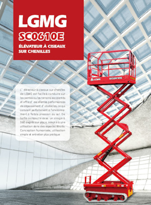 Ножичні підйомники гусеничні LGMG  SC0610E
