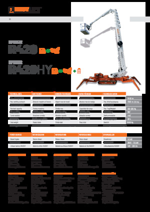 Гусеничні телескопічні підйомники Easy Lift R420