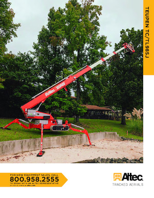 Гусеничні телескопічні підйомники TEUPEN TC98SJ