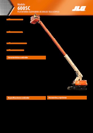 Гусеничні телескопічні підйомники JLG 600SC