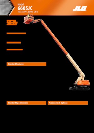 Гусеничні телескопічні підйомники JLG 660SJC
