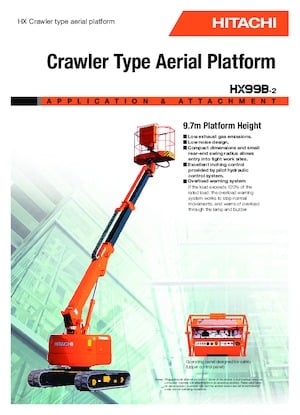 Гусеничні телескопічні підйомники Hitachi HX 99 B 2
