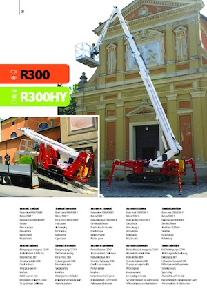 Гусеничні телескопічні підйомники Easy Lift R300