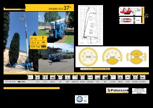 Гусеничні телескопічні підйомники Palazzani XTJ 37+ C