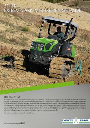 Гусеничні трактори DEUTZ-FAHR 5115 K 