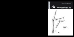 Гусеничні крани - ґратчаста стріла Hitachi Sumitomo SCX 900-2