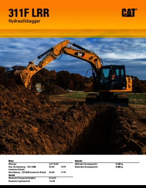 Гусеничні екскаватори Caterpillar 311F L RR
