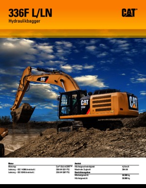 Гусеничні екскаватори Caterpillar 336F L