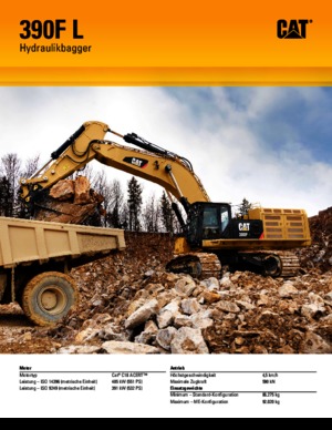 Гусеничні екскаватори Caterpillar 390F L