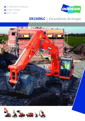Гусеничні екскаватори Doosan DX235NLC