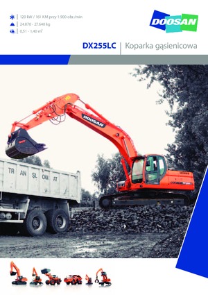Гусеничні екскаватори Doosan DX 255 LC
