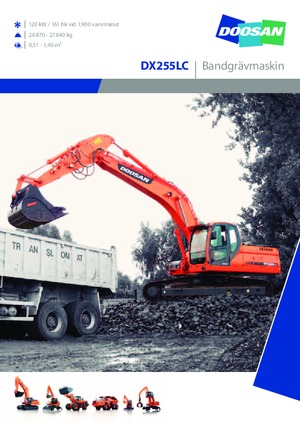Гусеничні екскаватори Doosan DX 255 LC