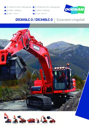 Електричний гусеничний екскаватор Doosan DX300LC-3